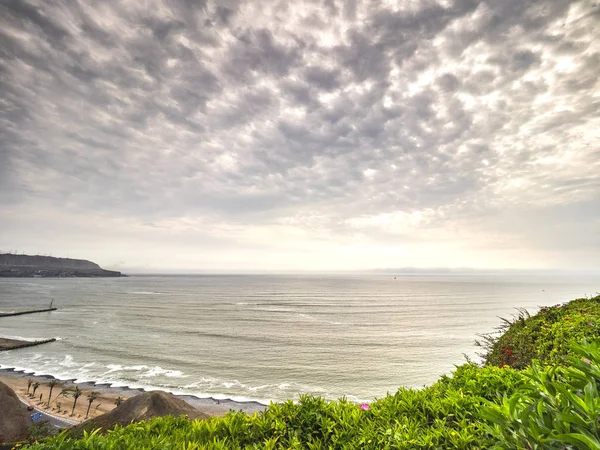 Blick auf die Küste von Costa Verde — Stockfoto