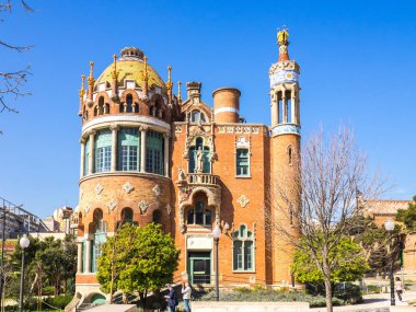 Sant Pau Hastanesi karmaşık ana binanın cephe
