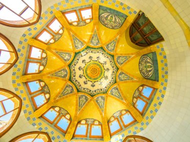 Ayrıntı, Sant Pau Hastanesi windows ve tavan