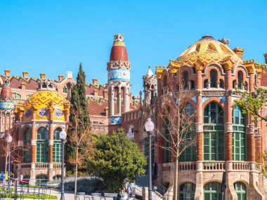 Ayrıntı Sant Pau Hastanesi karmaşık oluşturma tarafının