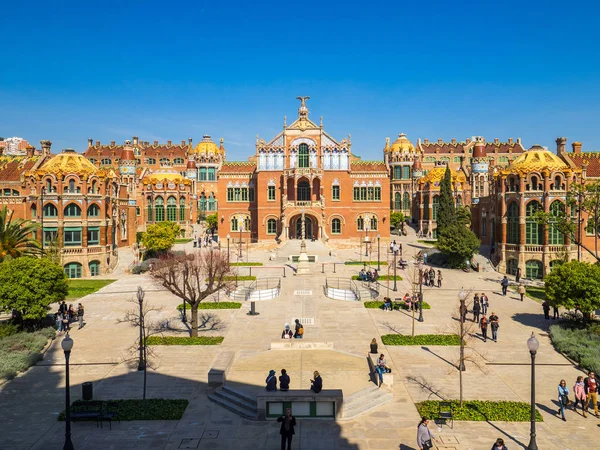 Sant Pau Hastanesi karmaşık ana binanın cephe