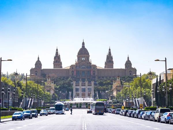 El Palau Nacional en Barcelona — Foto de Stock