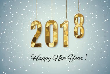 2018 mutlu yeni yıl kar background.merry Noel.