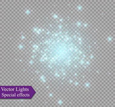 Altın maytap etkisi beyaz sparks modern tasarımı ile soyut. Parlak havai ışık kızdırma. Sparkles ışık vektör şeffaf arka plan üzerinde. Noel kavramı