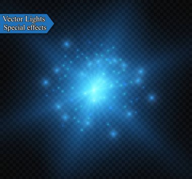 Altın maytap etkisi beyaz sparks modern tasarımı ile soyut. Parlak havai ışık kızdırma. Sparkles ışık vektör şeffaf arka plan üzerinde. Noel kavramı