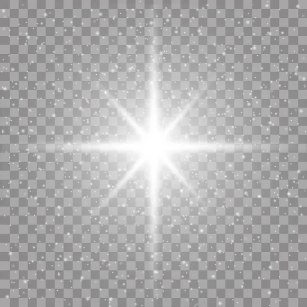 star on a transparent background,light effect,vector illustration. burst with sparkles.