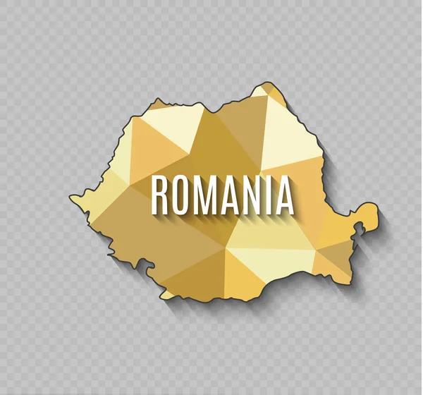 Romania Mappa del mondo. Geografia mondiale. illustrazione vettoriale . — Vettoriale Stock