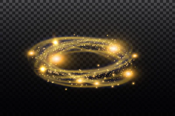Dairesel lens flare şeffaf ışık etkisi. Soyut çapraz elips. Dönme kızdırma hattı. Güç enerji. Parlayan yüzük izleme arka plan. Yuvarlak parlak çerçeve. Vektör daire.