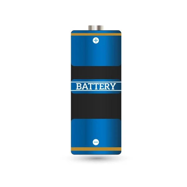 Chargeur de batterie avec doigt piles et indicateurs faibles, vecteur élevé isolated.vector illustration — Image vectorielle
