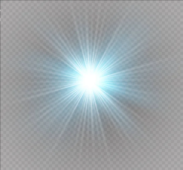 Chispas blancas brillo efecto de luz especial. El vector brilla sobre un fondo transparente. Patrón abstracto de Navidad. Espumosas partículas de polvo mágico. — Archivo Imágenes Vectoriales