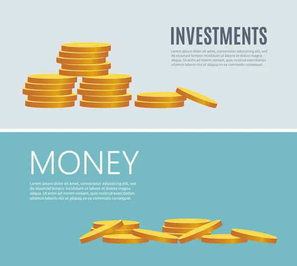 Saving dollar coin in jar. concept vector illustration Flat design style vector illustration. Saving money jar. Money Jar. — Stock Vector