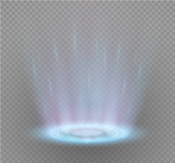 透明な背景に透明青 Ligthy 効果 星の爆発 フレア スポット ライト ストックベクター C Daniilexe Gmail Com