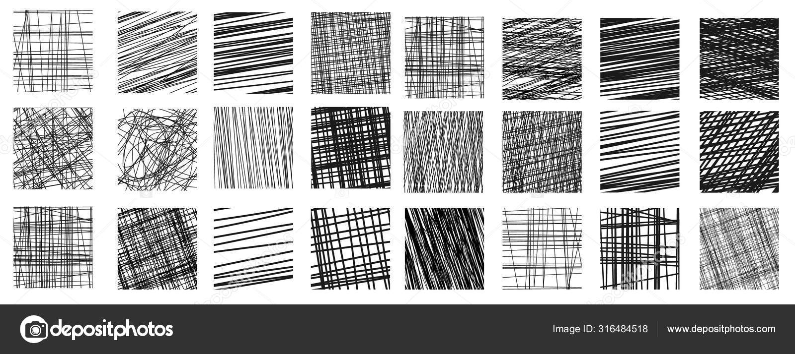 Drawings hatching sketch. Stock Vector Image by ©roman11998866gmail