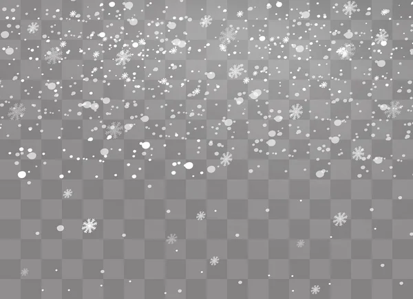 Neige, vent, hiver . — Image vectorielle