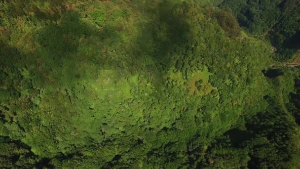 Montagnes sur Madère Portugal île vue aérienne — Video