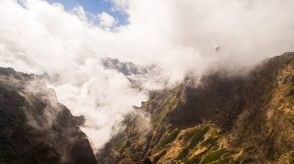 Pico do Arieiro in Madeira Island, Portugal aerial — Stock Photo, Image