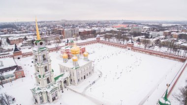 Tula Kremlin kış hava görünümünde 05.01.2017
