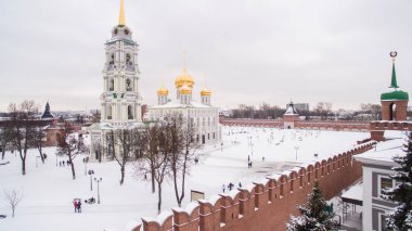 Tula Kremlin kış hava görünümünde 05.01.2017