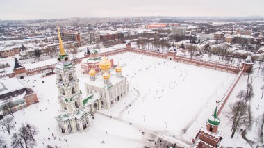Tula Kremlin kış hava görünümünde 05.01.2017