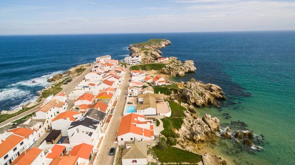 Isla Baleal naer Peniche en la orilla del océano en la costa oeste de Portugal — Foto de Stock