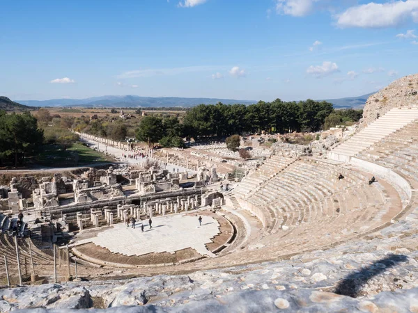 Teatro di Efeso Città Antica a novembre nella giornata di sole, Turchia . Fotografia Stock