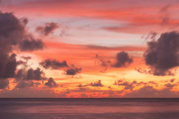 Dramatic Sunset Sky in Maldives — Stock Photo, Image