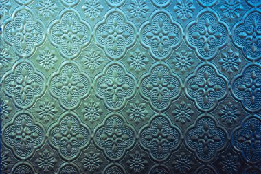 vitray pencere rengini binada süslemeleri.