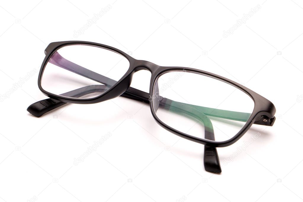 Glasses. Isolated on white background.