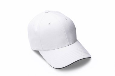 Beyaz arka plan üzerinde izole kap. Beyzbol şapkası.