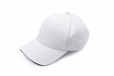 Beyaz arka plan üzerinde izole kap. Beyzbol şapkası.