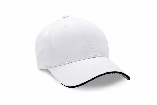 흰색 바탕에 절연 캡입니다. 야구 모자. — 스톡 사진