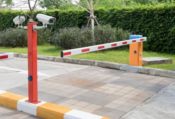 Automatic gate barrier — Stock Photo, Image