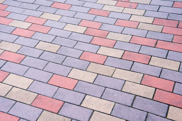 Azulejos pavimento modelado, fundo de tijolo de cimento piso . — Fotografia de Stock