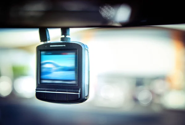 道路事故の安全のためのCCTV車のカメラ. — ストック写真