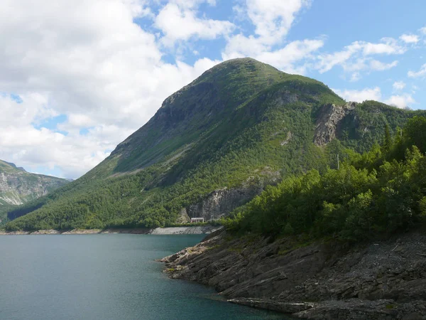 Noorwegen Zakariasdammen dam — Stockfoto