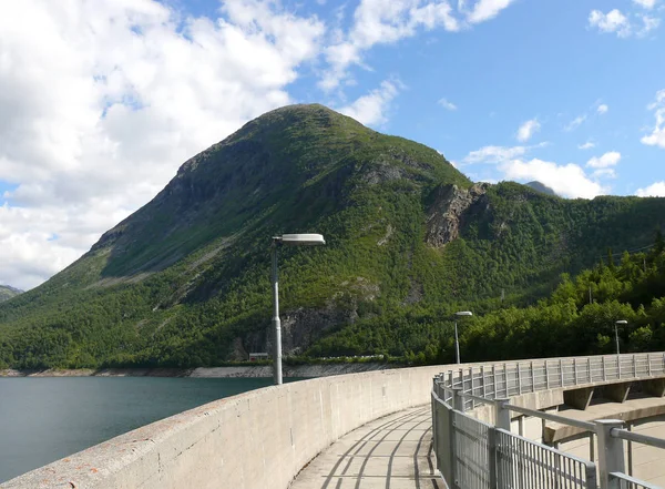 挪威 Zakariasdammen 大坝 — 图库照片