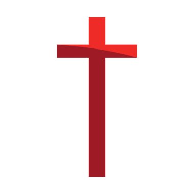 Beyaz bir arka plan üzerinde kırmızı bir çarpı işareti vektör çizim yazdırma