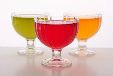 bir kase renkli jöle