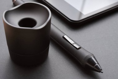 kalem grafik tablet ve bunun için tutucu