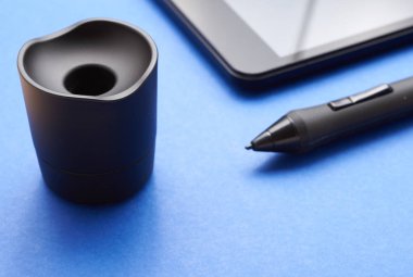 kalem grafik tablet ve bunun için tutucu