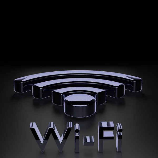 Підключення до Інтернету (wi-fi) — стокове фото