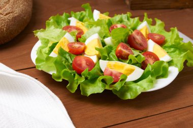 kafede lezzetli salata