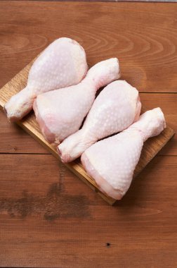 Tavuk shin ahşap tablo