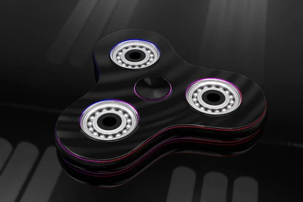 Hand fidget spinner speelgoed - 3d illustratie — Stockfoto