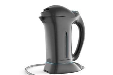 beyaz zemin üzerinde elektrikli su ısıtıcısı