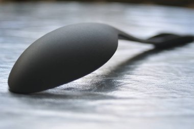 Tablo boş gri kaşık