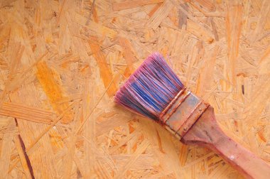 Masada resim yapmak için fırçalar