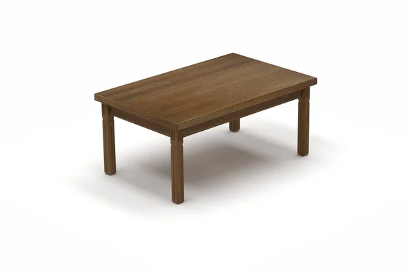 3d illustration of a coffee table — Stock Photo, Image