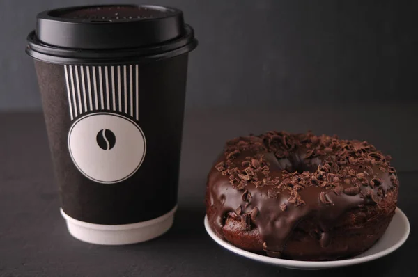 Ciambelle e caffè — Foto Stock