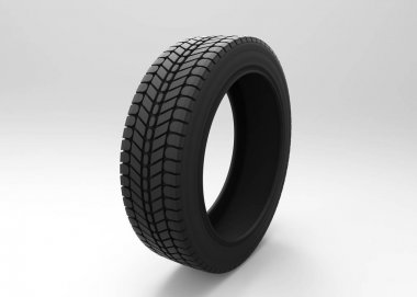 araba tekerlek izole